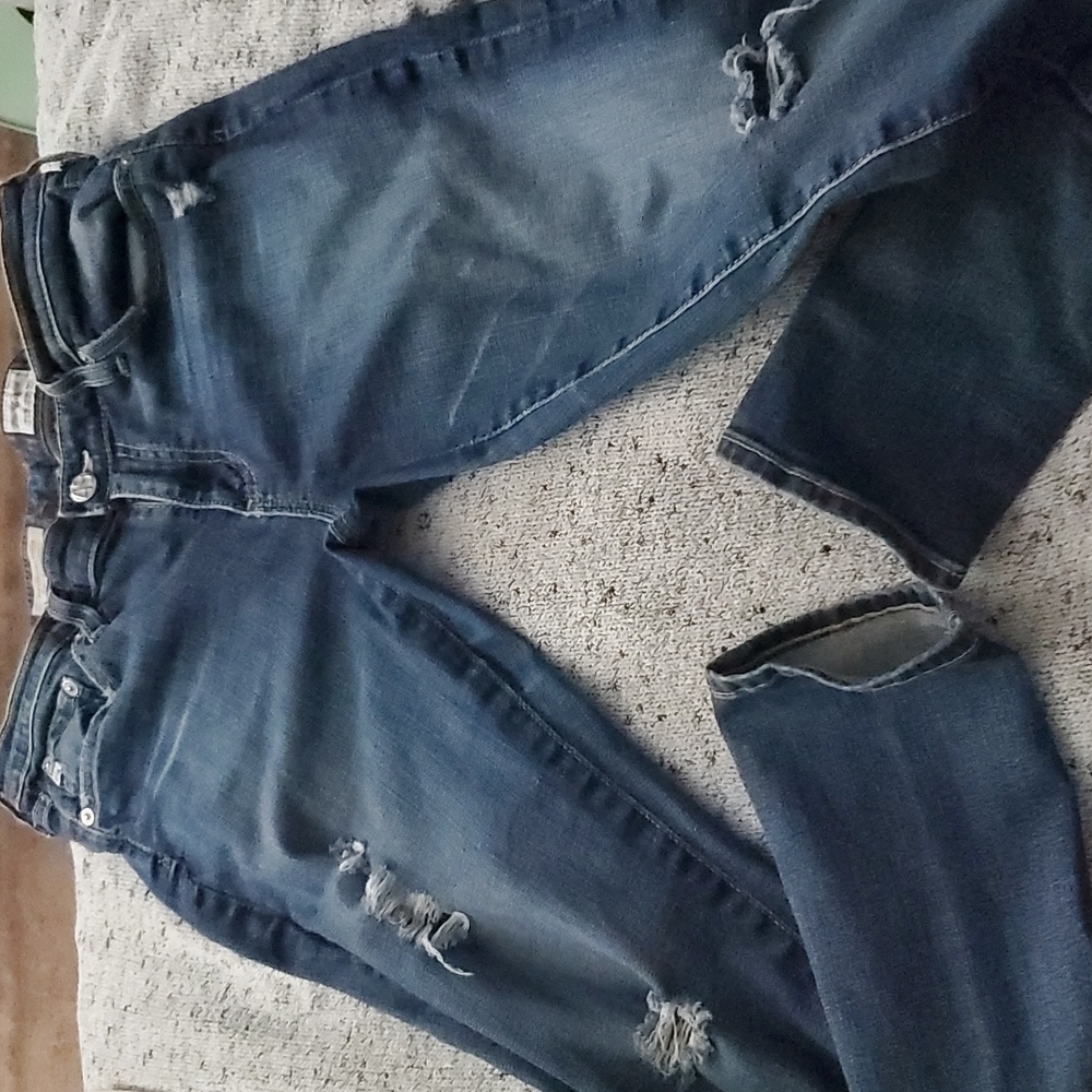 AG super skinny legging jean size 30R dark vintage wash